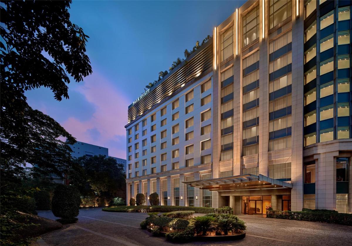 a rendering of the front of a hotel at Park Hyatt Chennai in Chennai