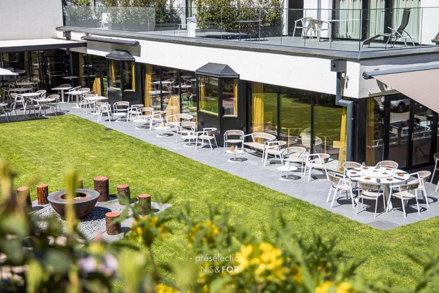 Restaurant ou autre lieu de restauration dans l'établissement 6717 Nature Hôtel & Spa Le Clos des Délices