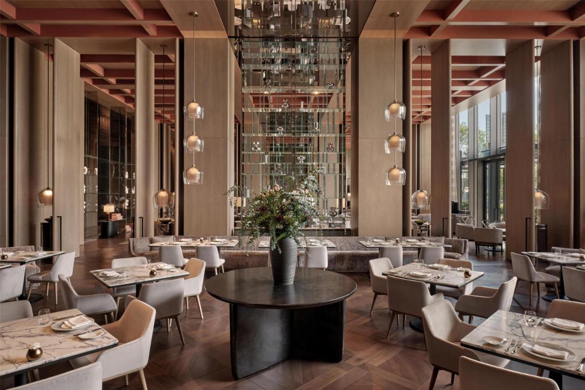 Conrad Shenzhen, the first art museum hotel in Greater Bay Area with the stunning bay and sunset view in the hotel terrace - Hizvo