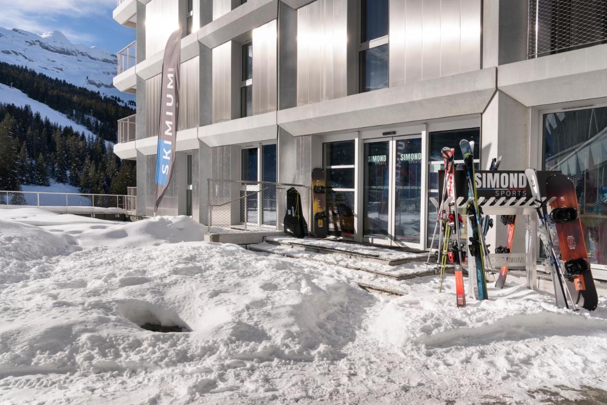 L'établissement MGM Hôtels & Résidences - Résidence Alhéna en hiver