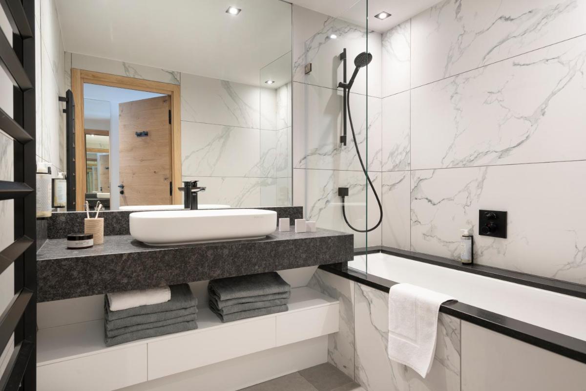 Salle de bains dans l'établissement MGM Hôtels & Résidences - Résidence Alhéna