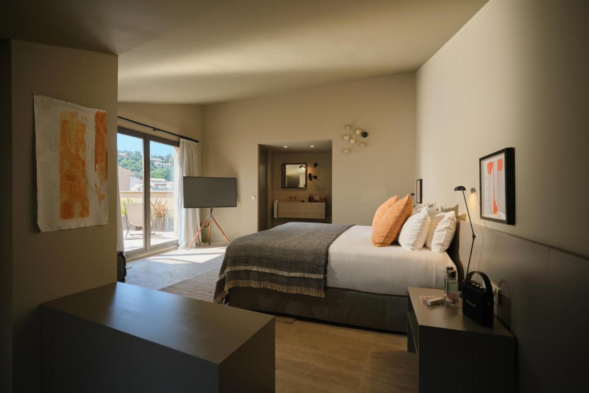 Cama o camas de una habitación en Can Aulí Luxury Retreat - Adults Only