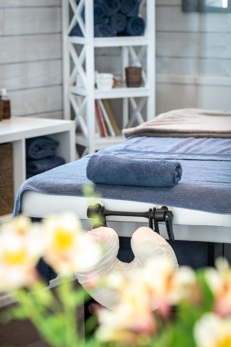 Un ou plusieurs lits dans un hébergement de l'établissement La Désirade - Hôtel, Spa & Restaurant