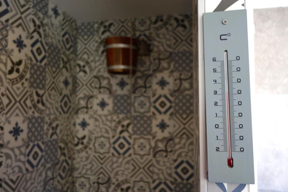 Salle de bains dans l'établissement Hôtel La Ségalière Spa Bar