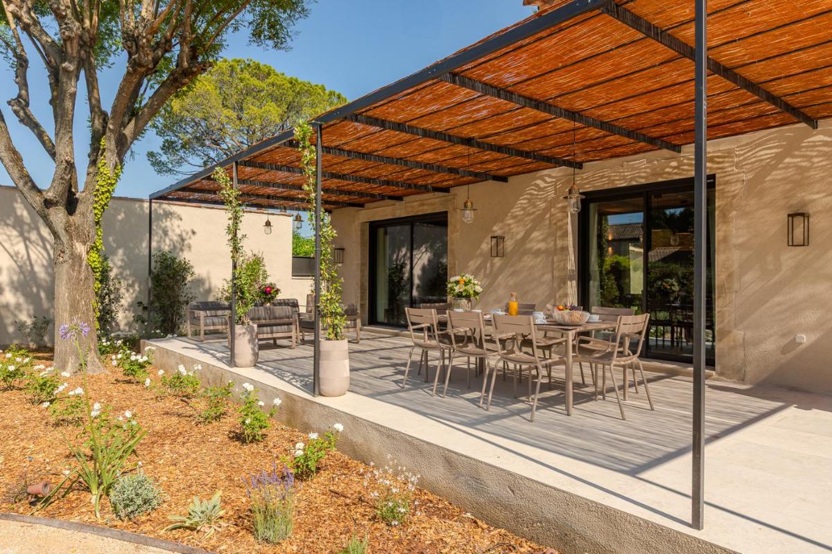 Jardin de l'établissement Le Vallon de Valrugues Hotel Spa & Villas