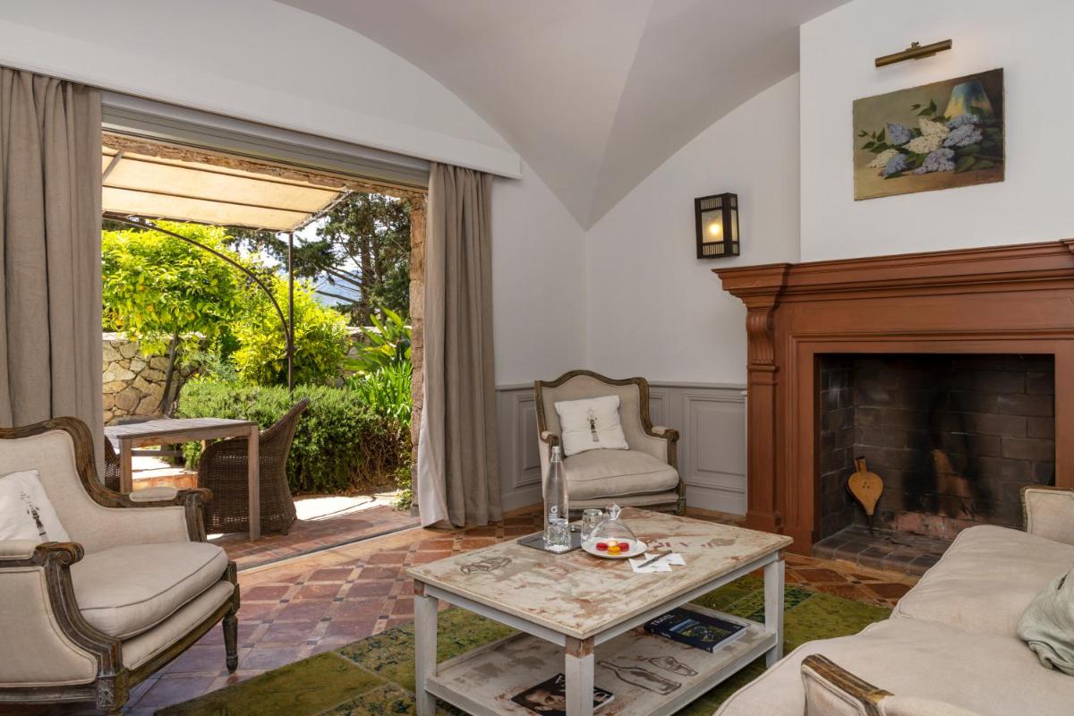 Coin salon dans l'établissement La Signoria & Spa