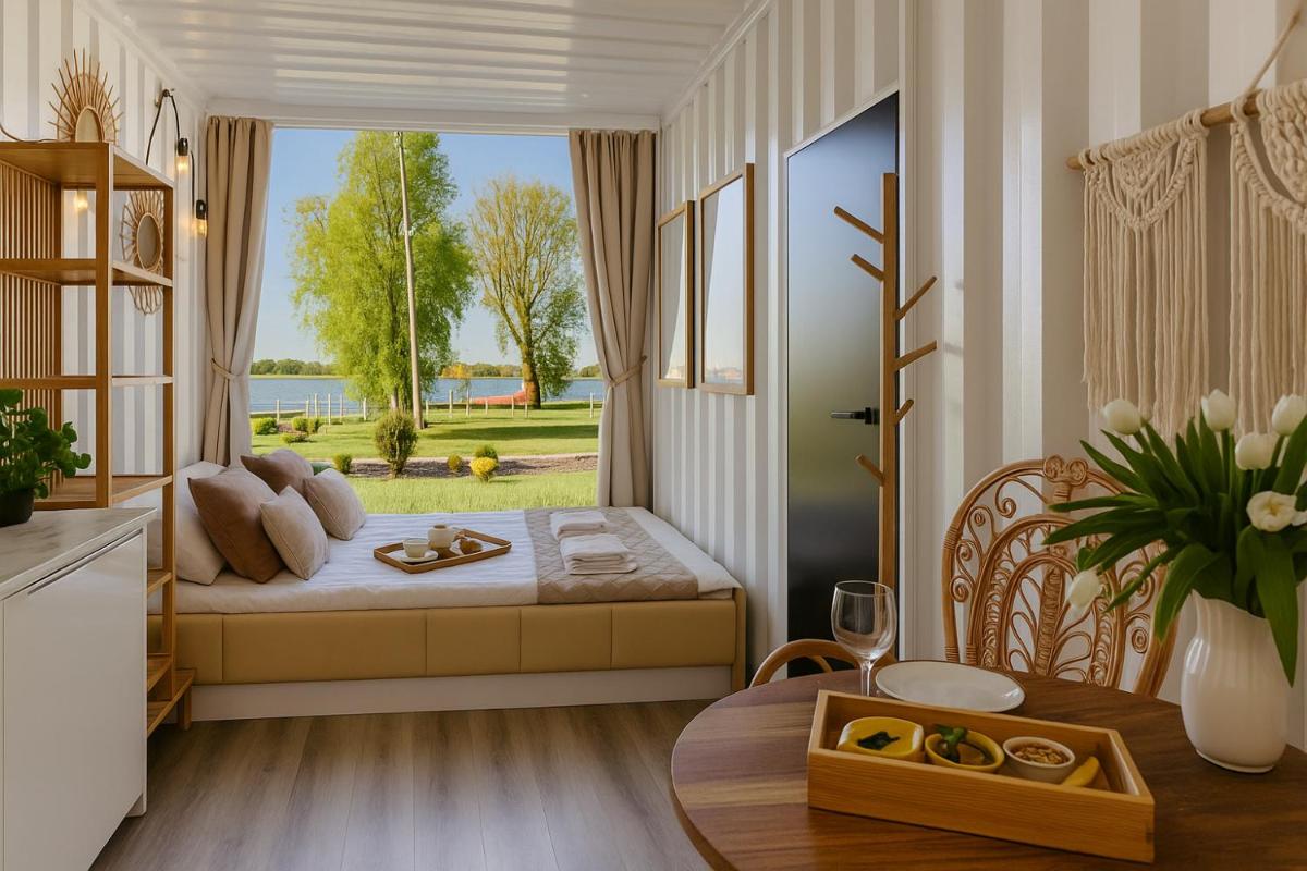 Herbals - Tree&Lake houses with bath, sauna, bikes, motorboat - Housity