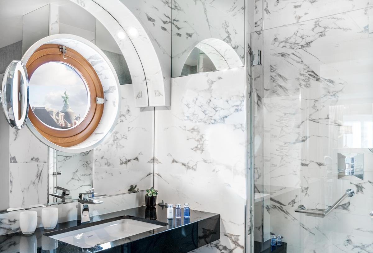 Salle de bains dans l'établissement Maison Albar - Le Diamond