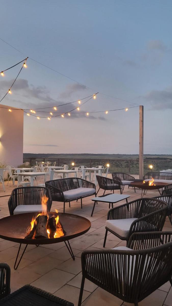 Uma varanda ou terraço em Sleep & Nature Hotel