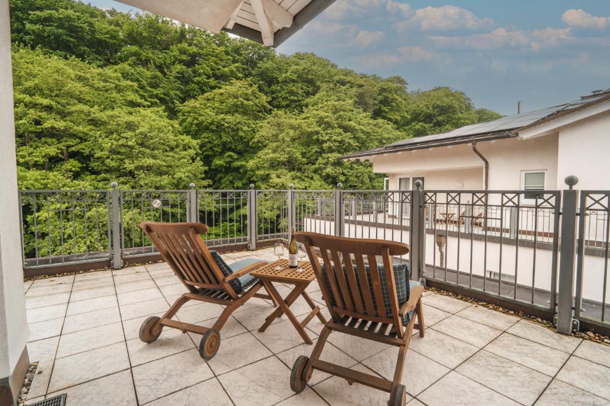 Ein Balkon oder eine Terrasse in der Unterkunft Grand Hotel Binz