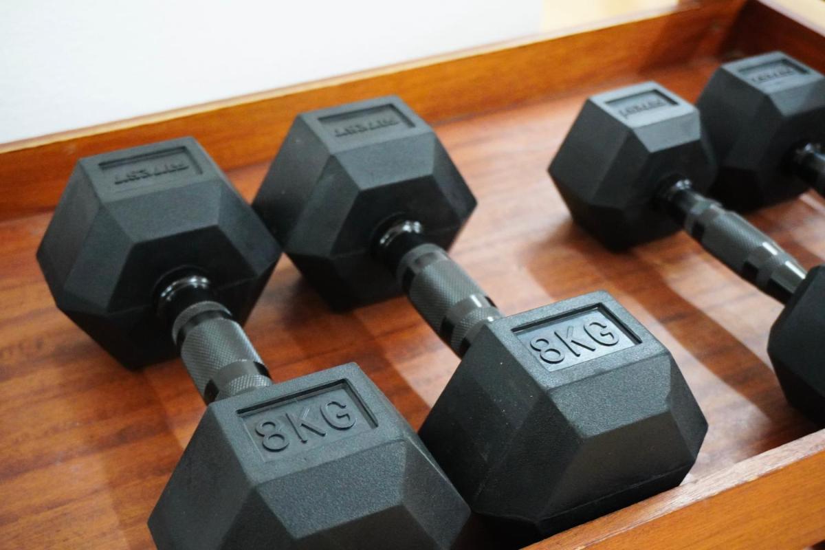 O centro de fitness e/ou as comodidades de fitness de Clube Porto Mos - Sunplace Hotels & Beach Resort