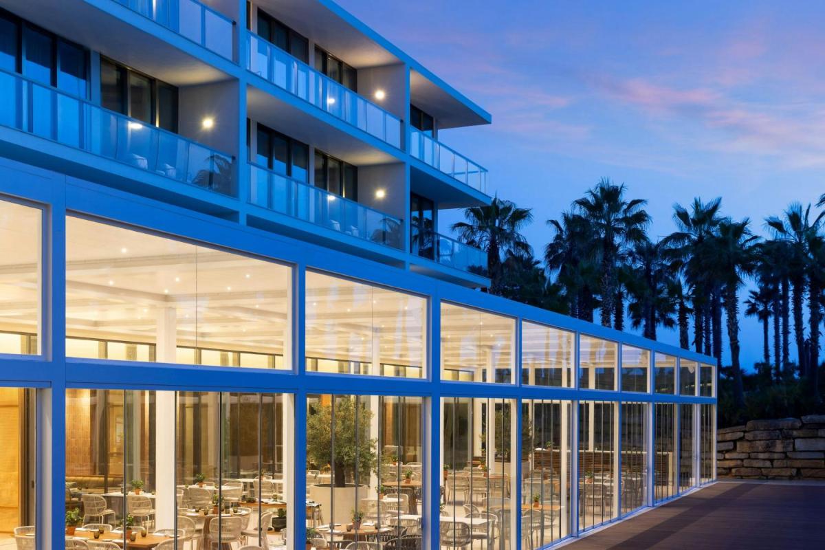 O edifício onde o hotel está situado