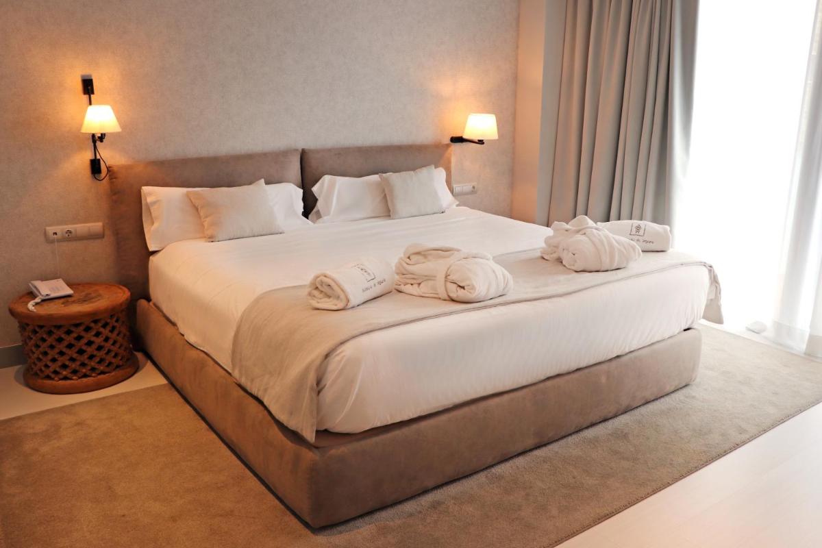 Cama o camas de una habitación en Balneario Segura de Baños