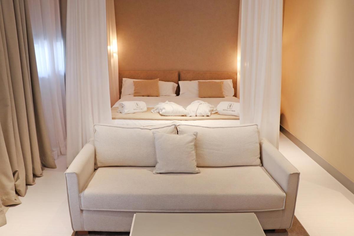 Cama o camas de una habitación en Balneario Segura de Baños
