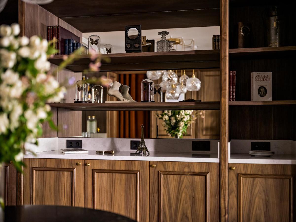 Cuisine ou kitchenette dans l'établissement Hotel Duquesne Eiffel