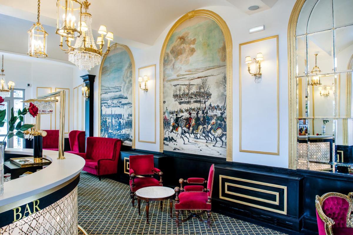 Coin salon dans l'établissement Grand Hotel Gallia & Londres