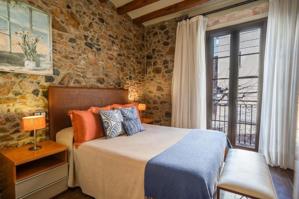 Cama o camas de una habitación en Cal Barber