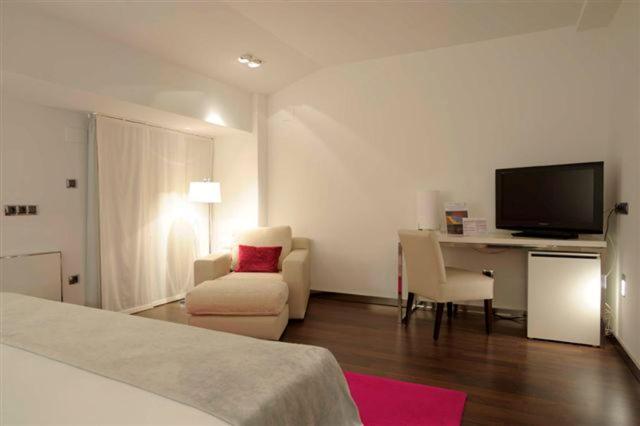 Cama o camas de una habitación en San Ramón del Somontano