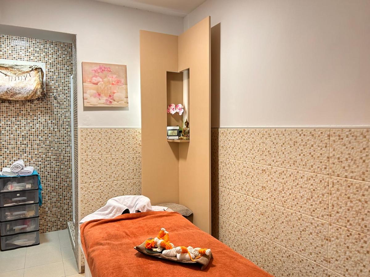 Cama o camas de una habitación en Hotel Monarque Fuengirola Park