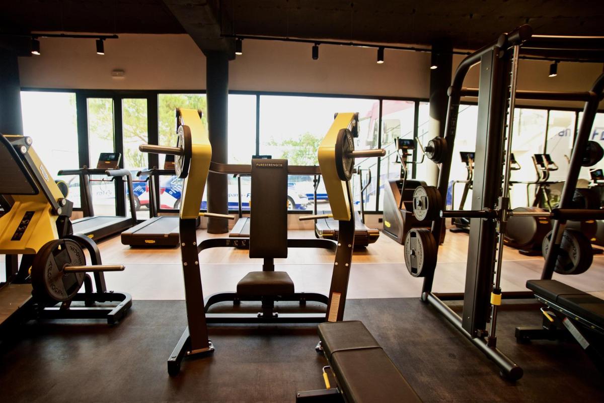 Gimnasio o instalaciones de fitness de Syncrosfera Fitness & Spa Health Hotel Boutique