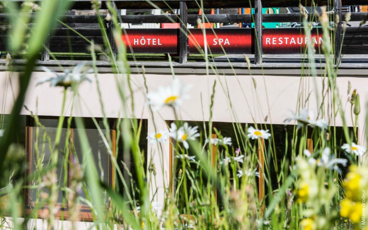 Jardin de l'établissement Hotel Spa L'Equipe