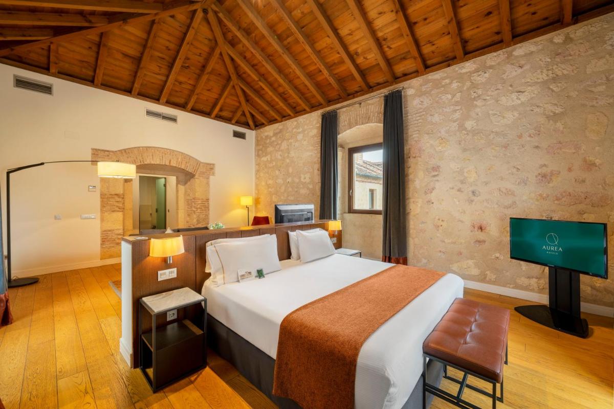 Cama o camas de una habitación en Áurea Convento Capuchinos by Eurostars Hotel Company