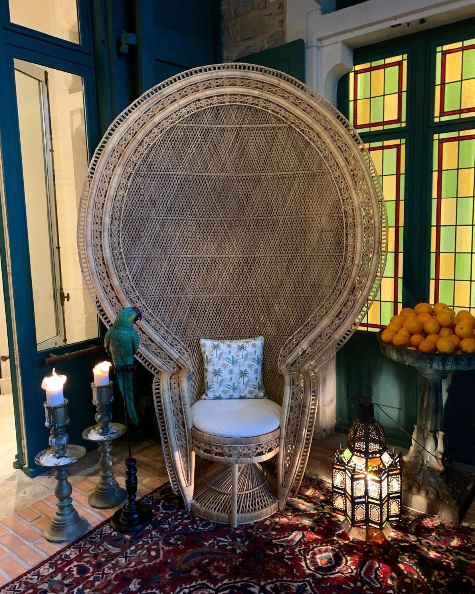 Coin salon dans l'établissement Beaumanoir Small Luxury Boutique Hotel