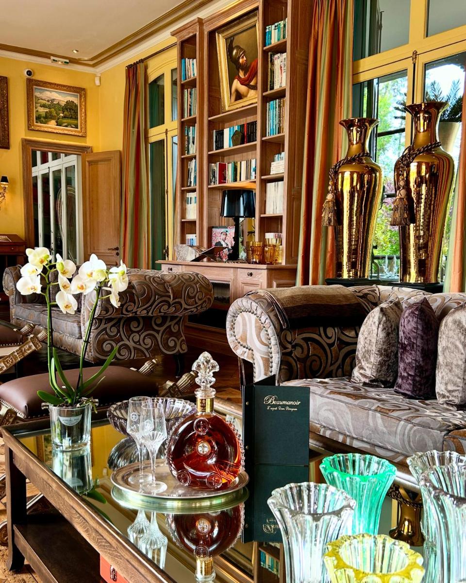 Coin salon dans l'établissement Beaumanoir Small Luxury Boutique Hotel