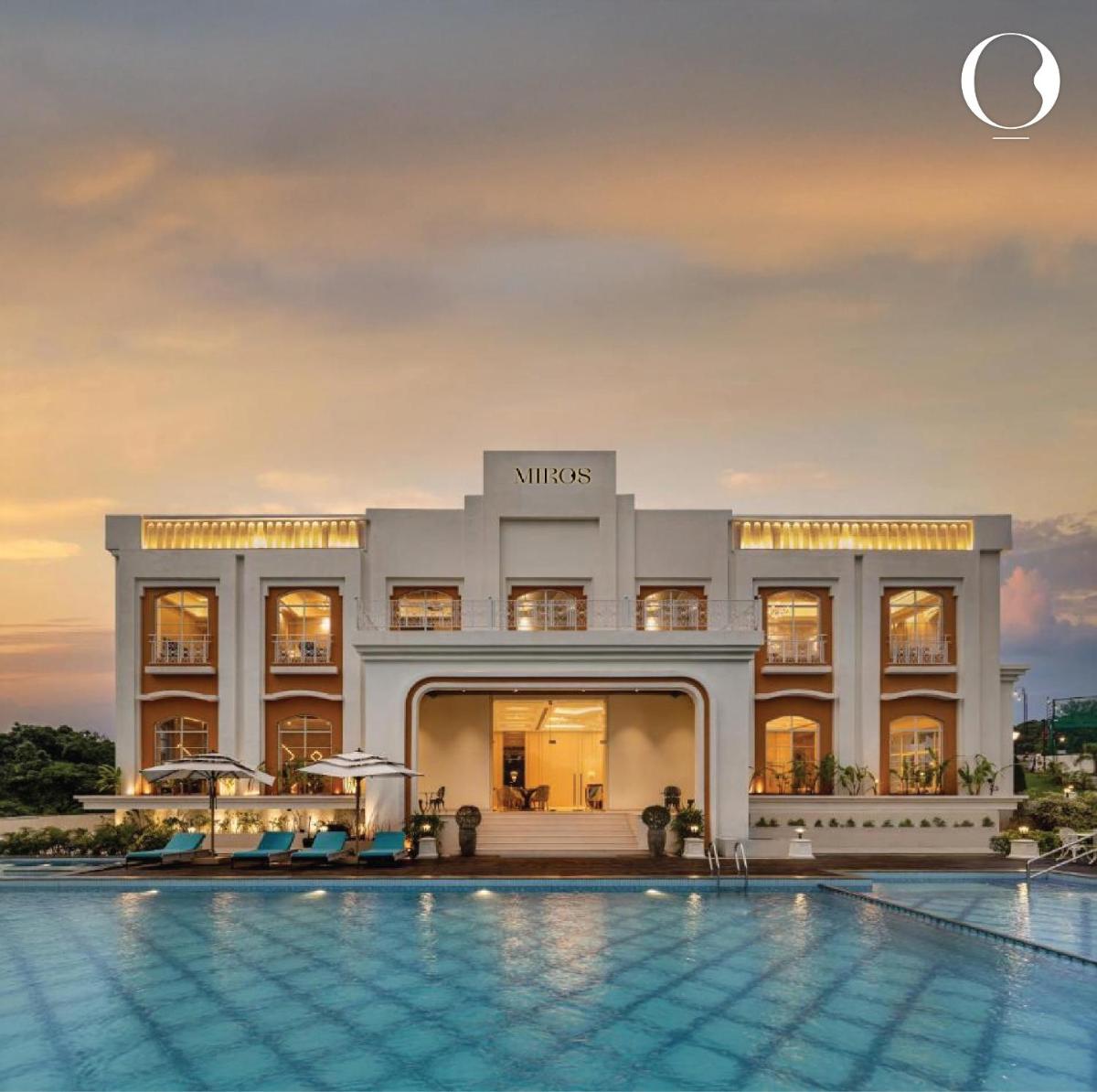 a rendering of a hotel with a swimming pool at Miros - Formerly Imperial Goa in Old Goa