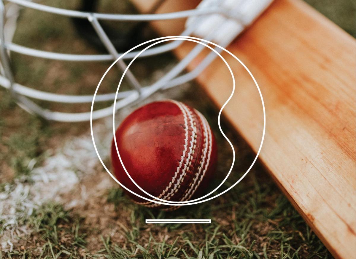 a cricket ball in a hoop next to a bat at Miros - Formerly Imperial Goa in Old Goa