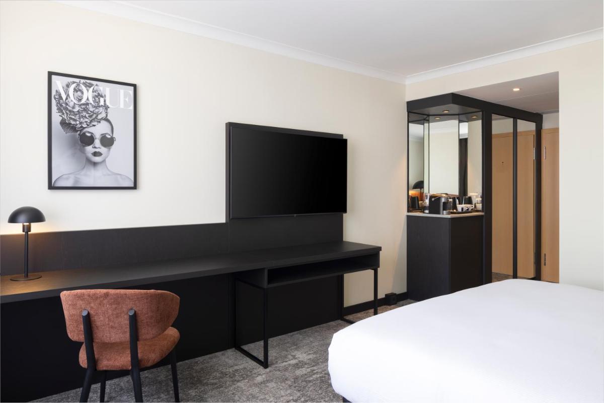 Küche/Küchenzeile in der Unterkunft Hilton Düsseldorf