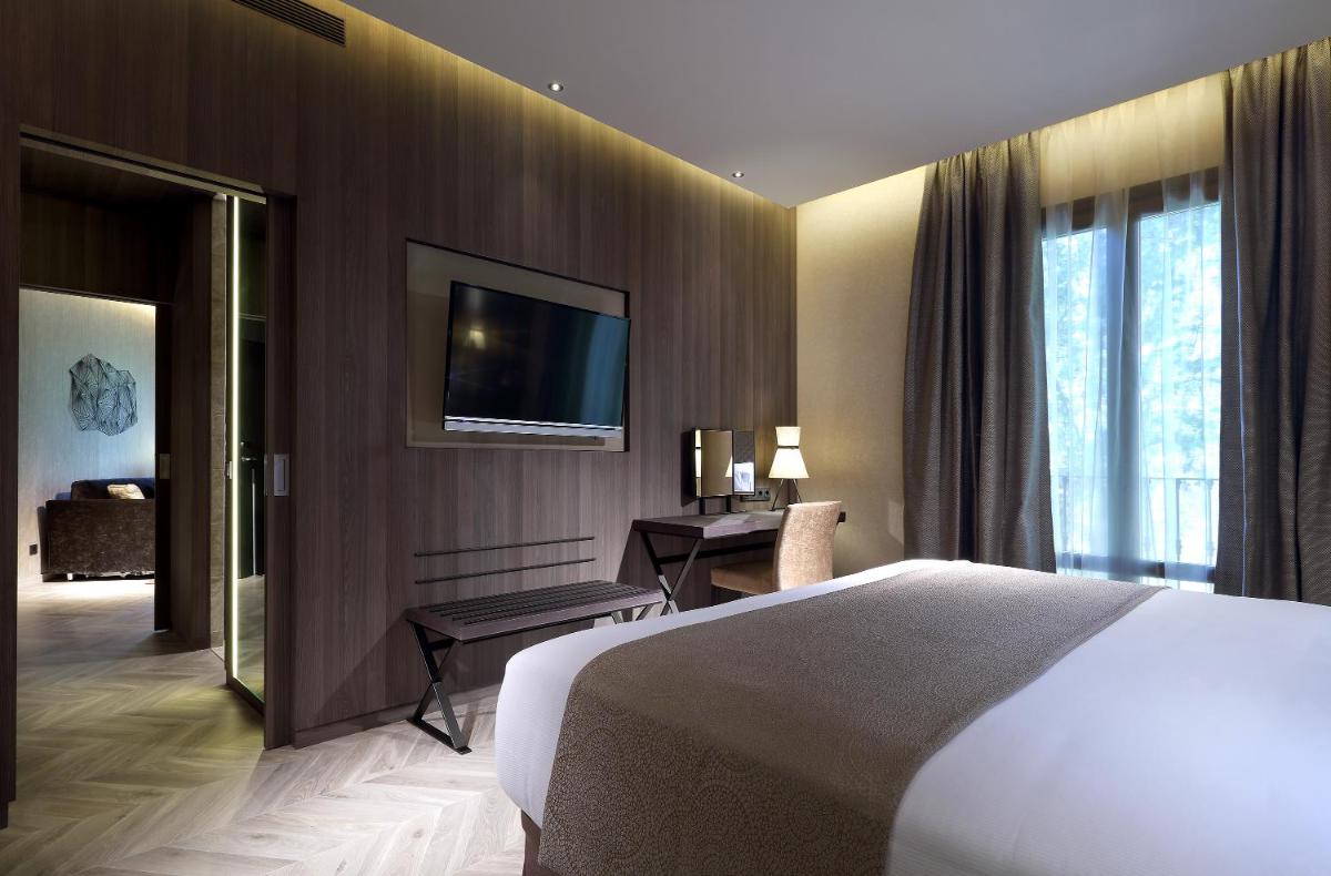 Cama o camas de una habitación en Áurea Washington Irving by Eurostars Hotel Company