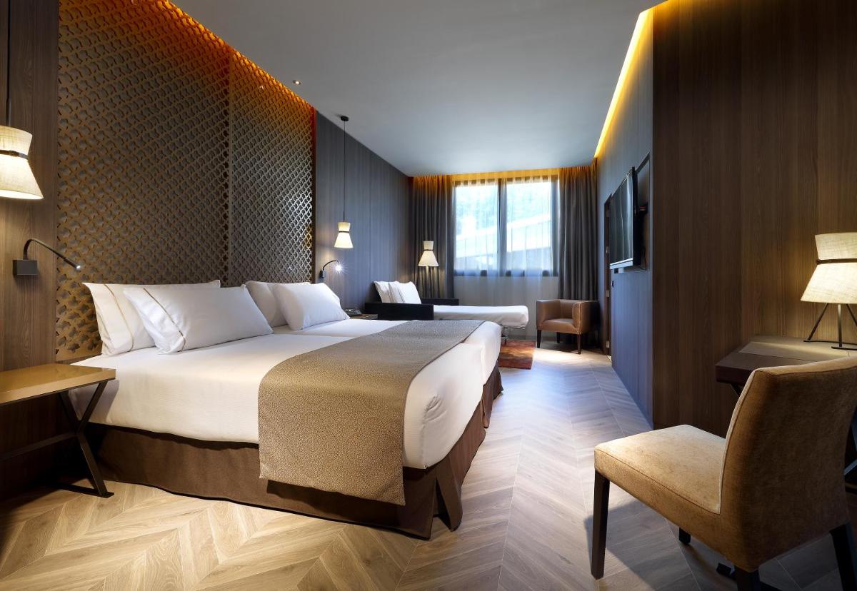 Cama o camas de una habitación en Áurea Washington Irving by Eurostars Hotel Company