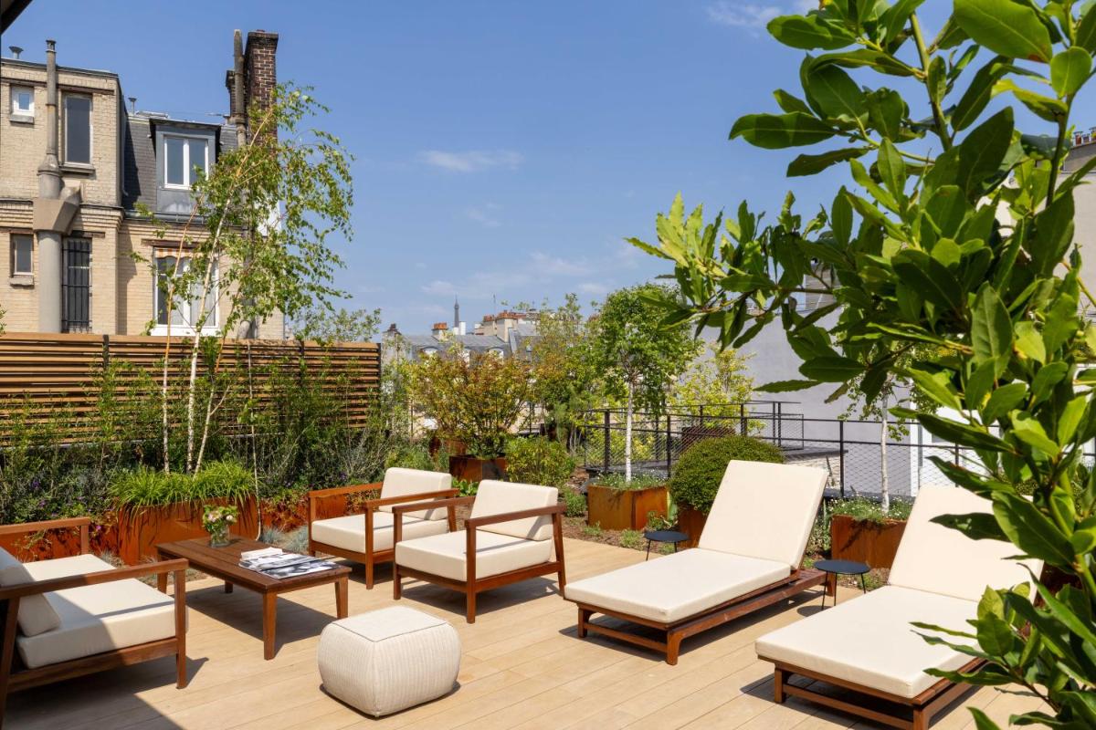 Jardin de l'établissement Belinda Hôtel & Spa