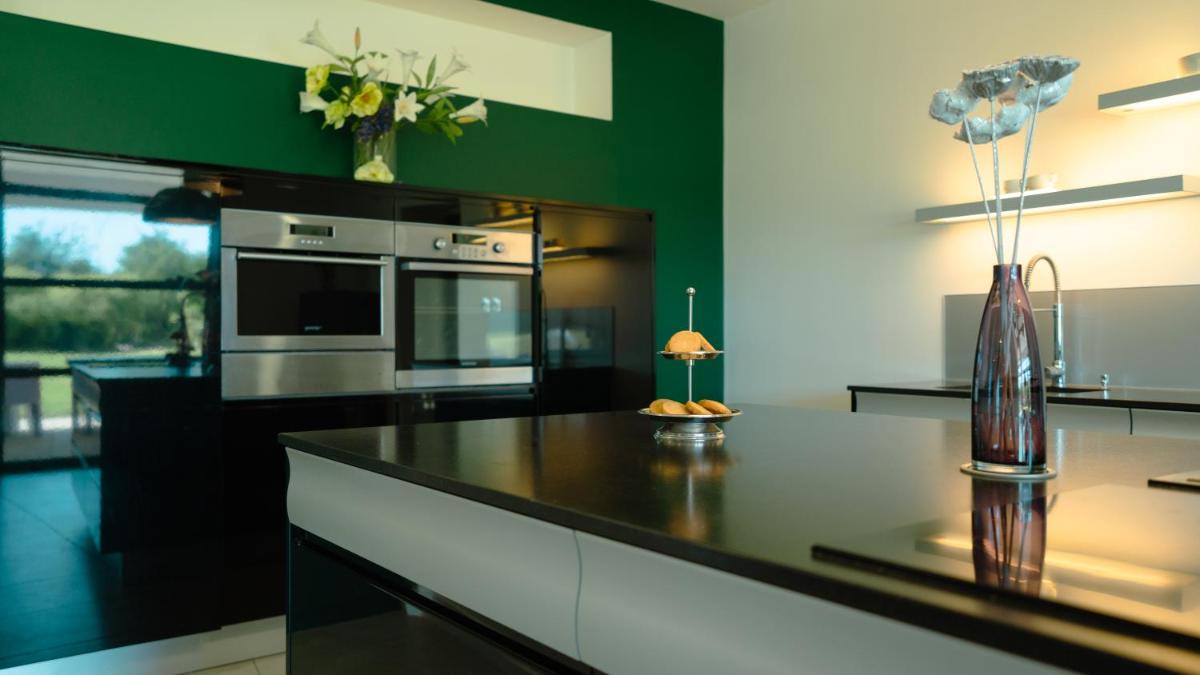 Cuisine ou kitchenette dans l'établissement Les Villas du Parc de la Chabotterie