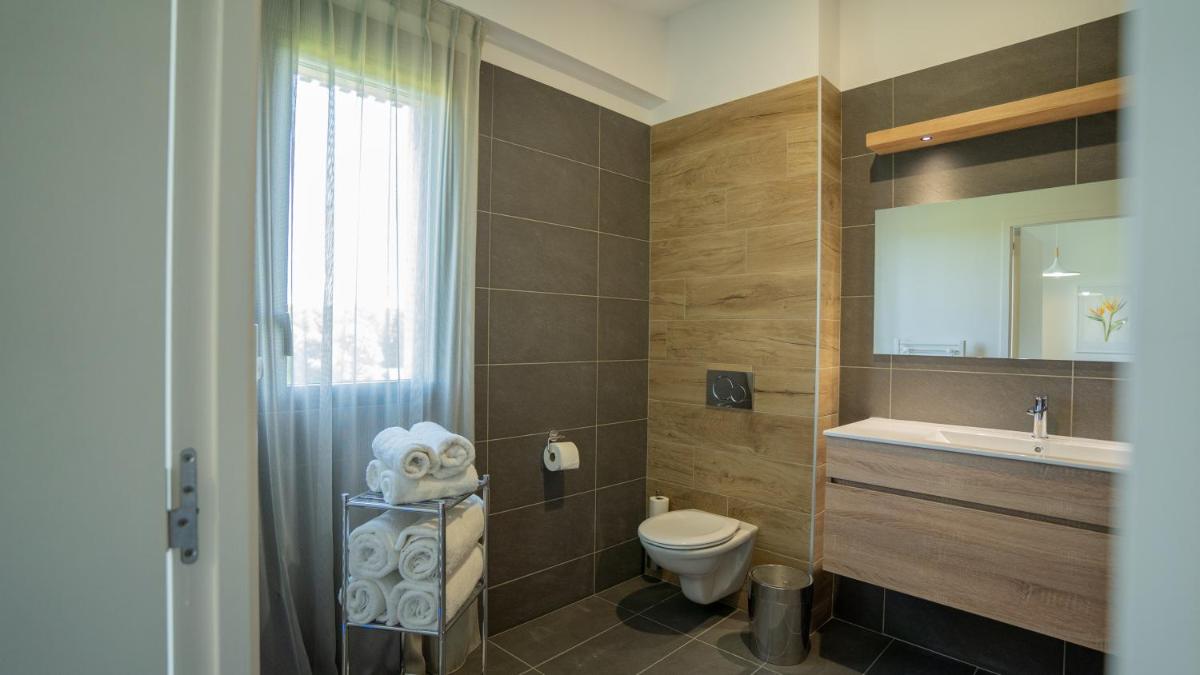 Salle de bains dans l'établissement Les Villas du Parc de la Chabotterie
