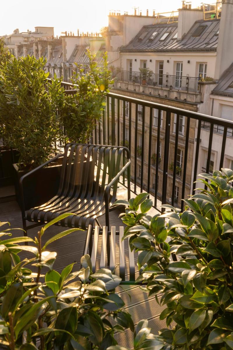Balcon ou terrasse dans l'établissement Hôtel Filigrane & Spa