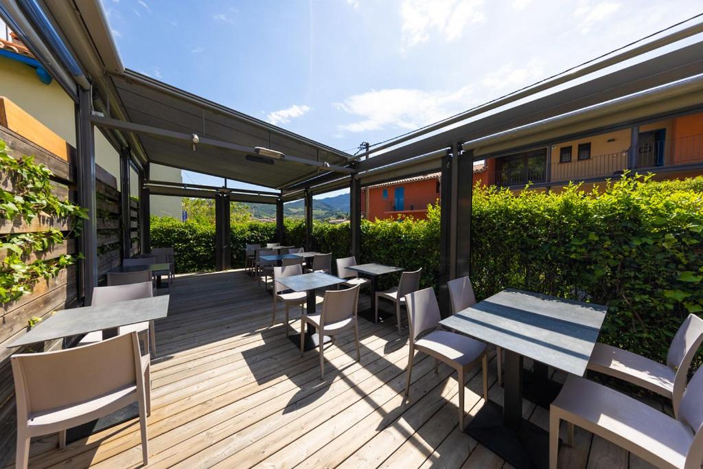 Balcon ou terrasse dans l'établissement Hôtel & Spa Le Madeloc - Collioure Centre