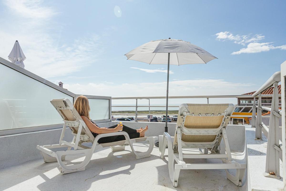 Balcon ou terrasse dans l'établissement Hotel Les Dunes