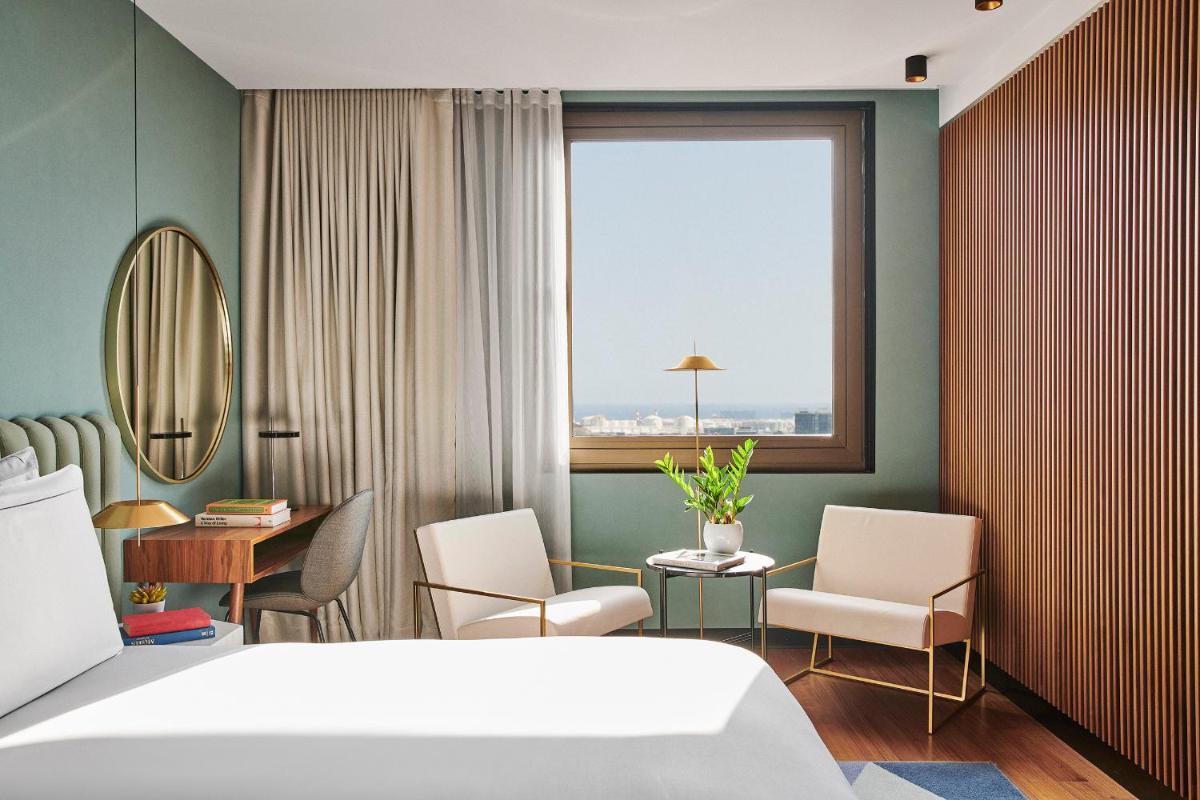 Cama o camas de una habitación en Grand Hyatt Barcelona