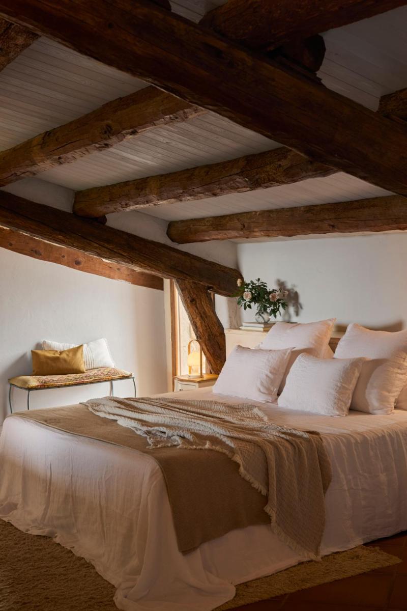 Cama o camas de una habitación en La Garriga de Castelladral