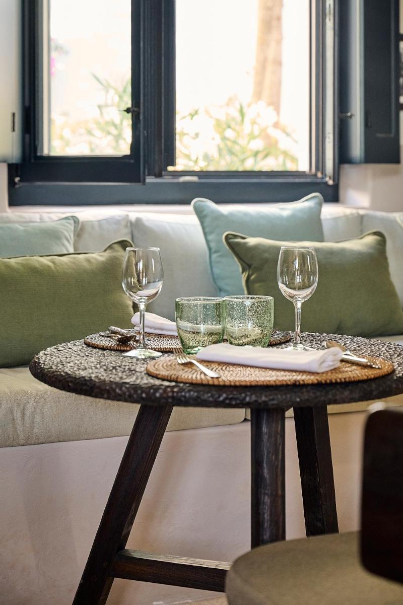 Zona de estar de CAP Menorca Relais & Chateaux