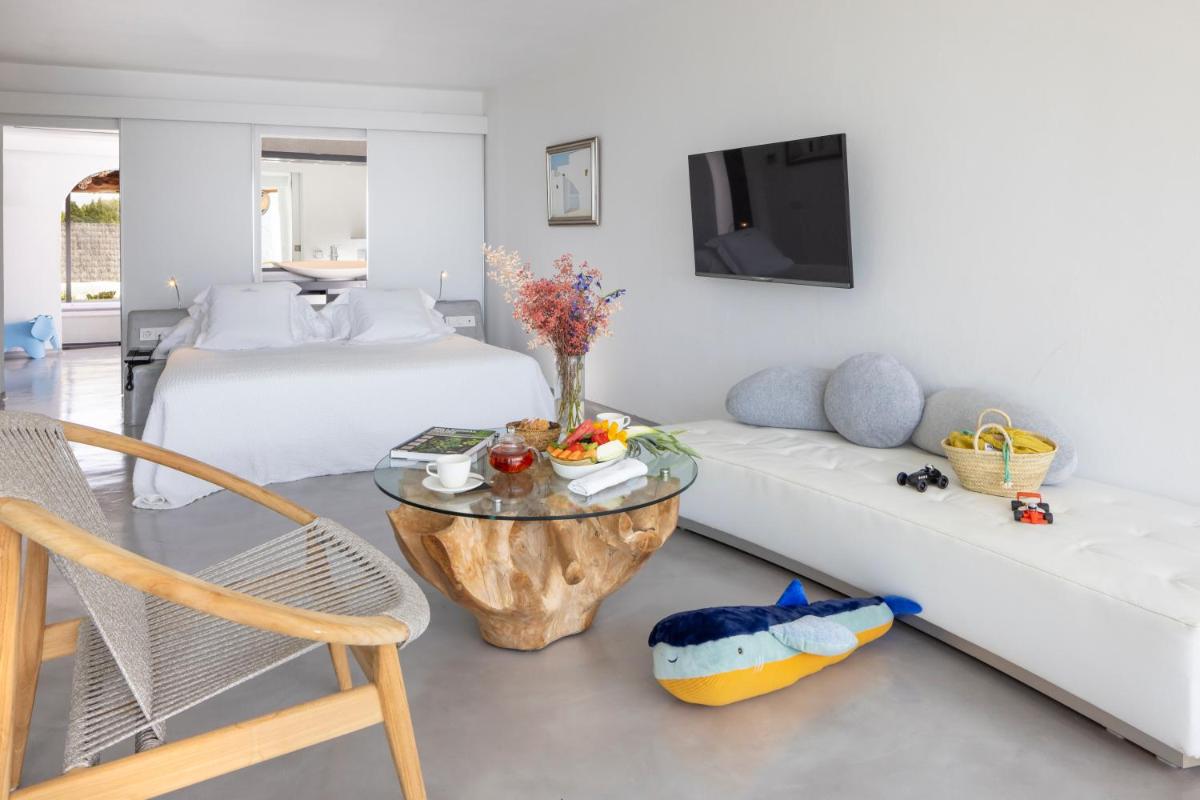 Cama o camas de una habitación en Hacienda Na Xamena, Ibiza