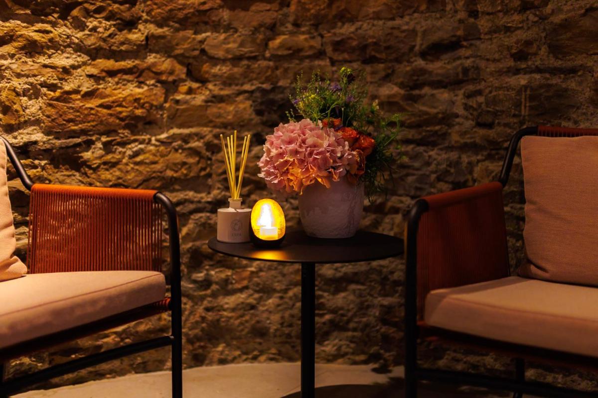 Coin salon dans l'établissement Boscolo Lyon Hotel & Spa