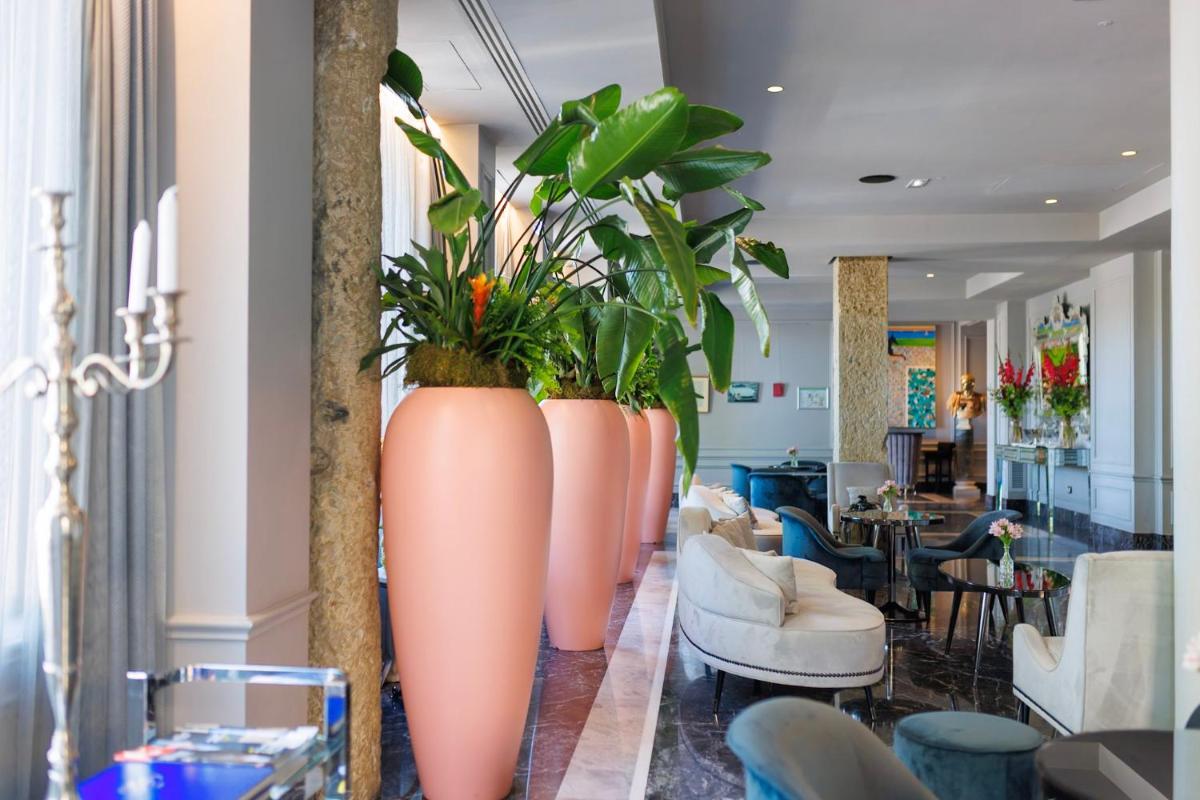 Coin salon dans l'établissement Boscolo Lyon Hotel & Spa