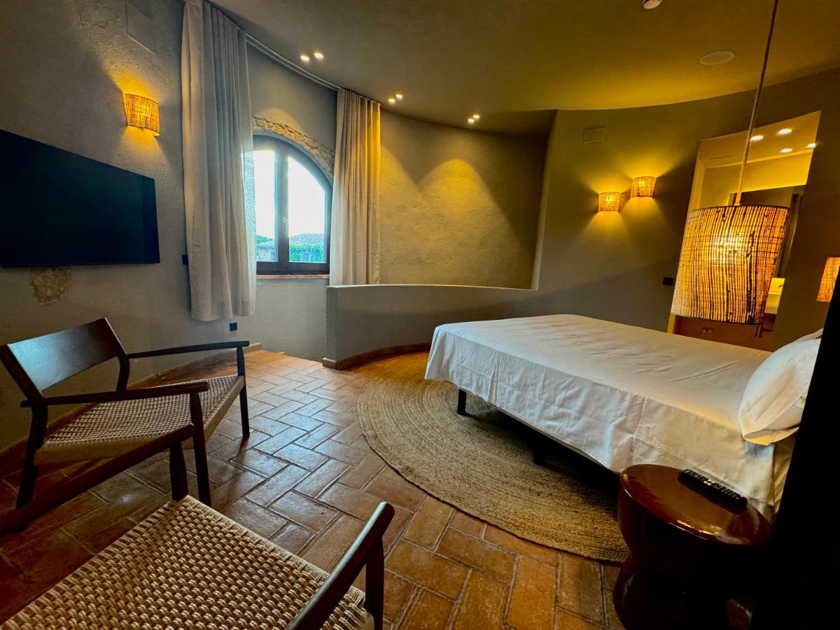 Cama o camas de una habitación en Mas Salvi Country Boutique Hotel