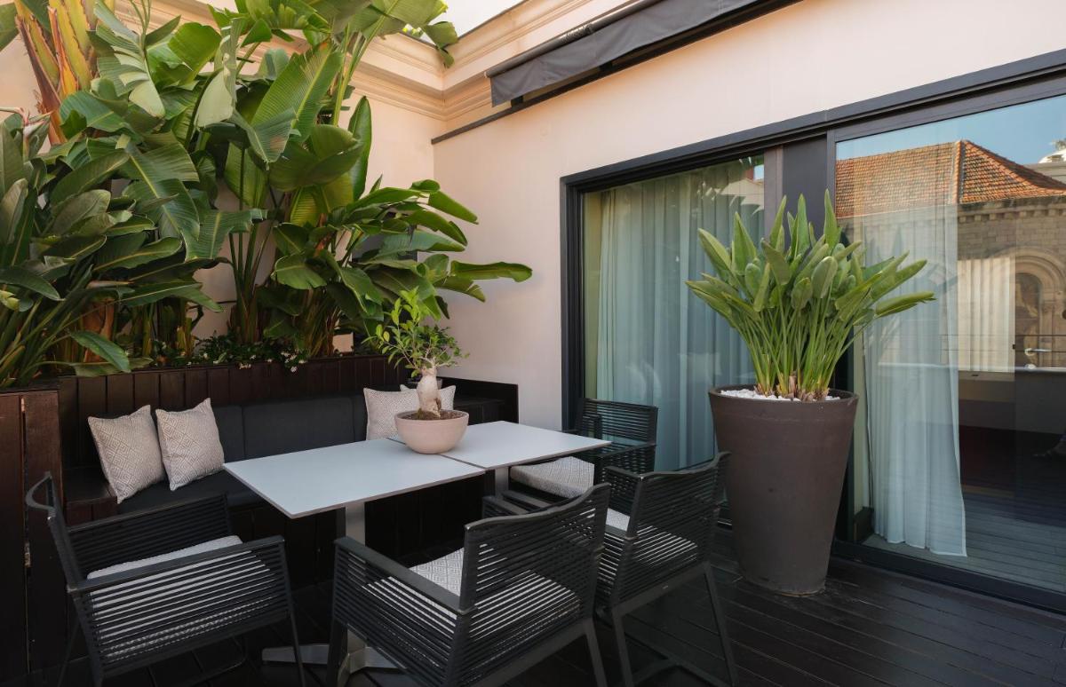 Balcon ou terrasse dans l'établissement Five Seas Cannes, a Member of Design Hotels™
