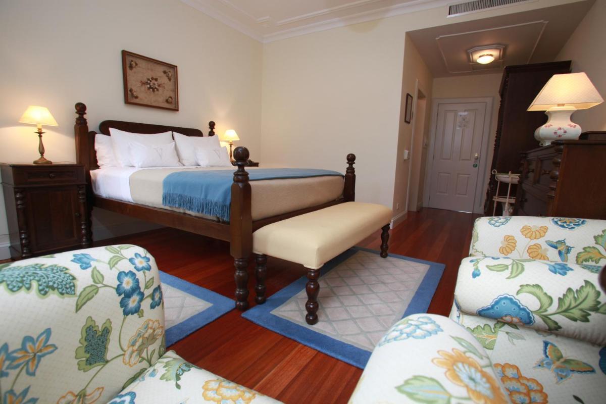 Uma cama ou camas num quarto em Estalagem do Vale