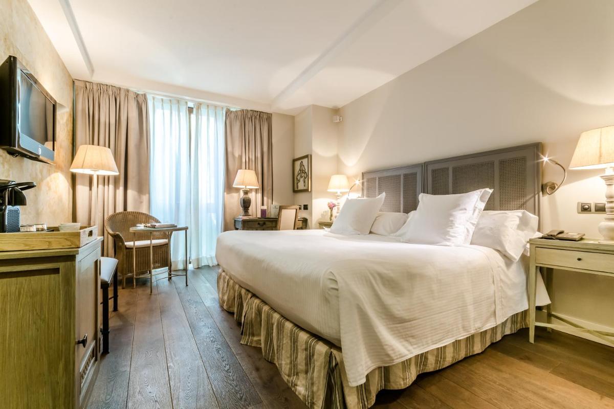 Cama o camas de una habitación en Grand Hotel Don Gregorio