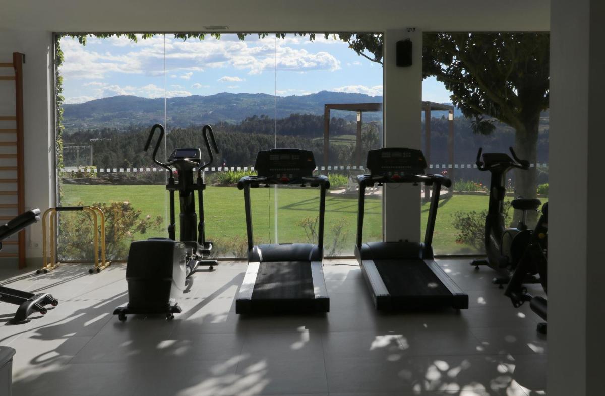 Uma vista geral da montanha ou uma vista da montanha a partir do hotel